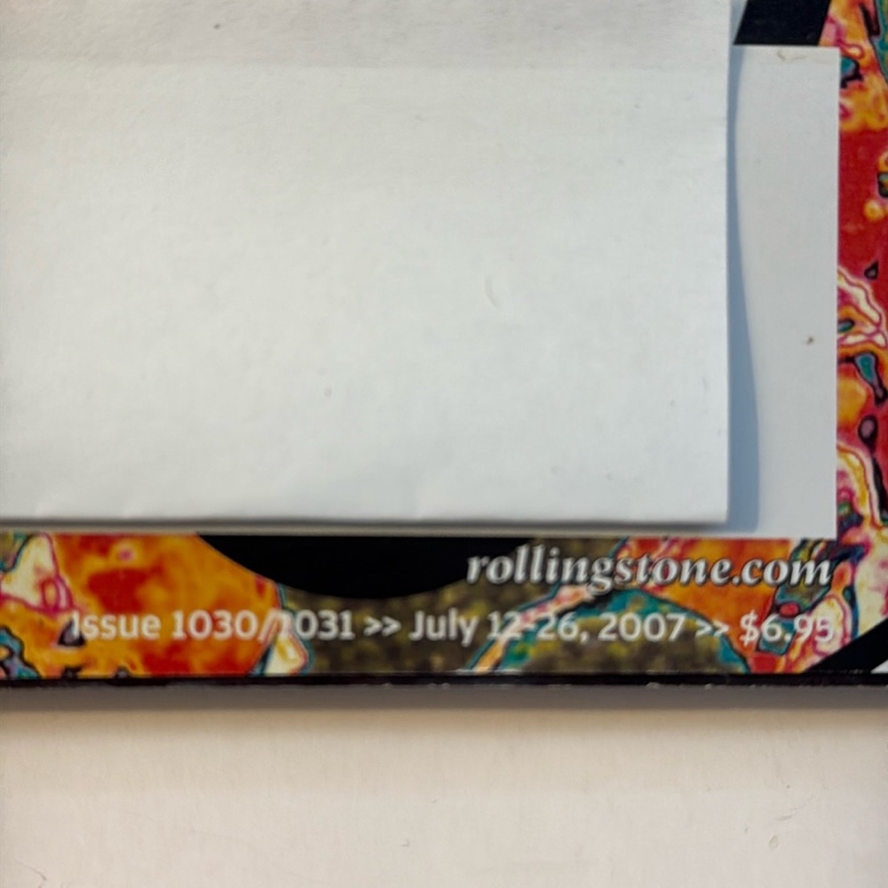 Rolling Stone 40th Anniversary Magazine - Holographic Blue & Gold Cover - Picture 2 of 4